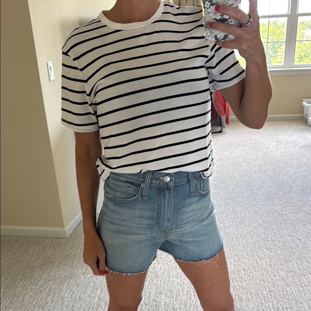 Madewell perfect Jean short Bowman Wash NWOT